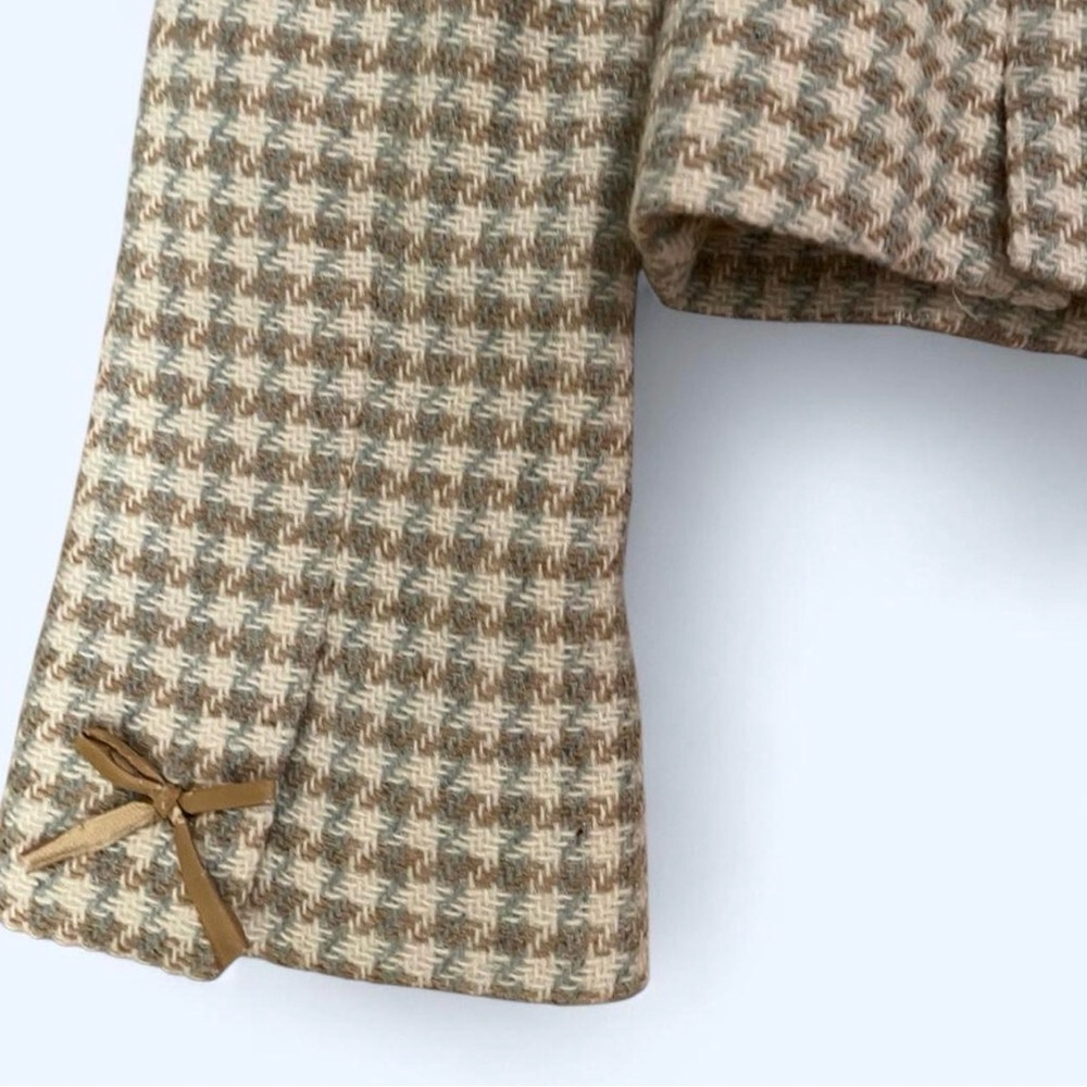 Stylish Houndstooth Boutique Blazer View 3